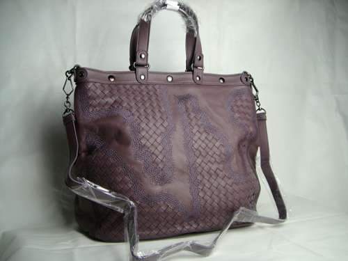 Bottega Veneta Lambskin Leather Bag 9642 purple
